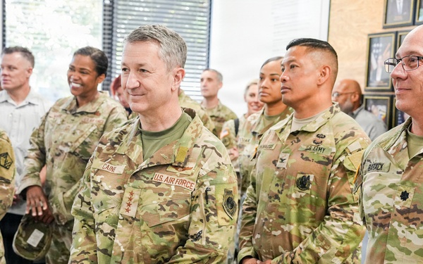 Chairman of the Joint Chiefs of Staff Gen. Dan Caine Visits Fort Hamilton and New York City Military Entrance Processing Station
