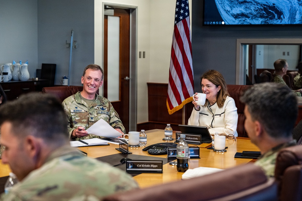 We recently welcomed two U.S. Space Force Senior Executive Service leaders to Buckley SFB!