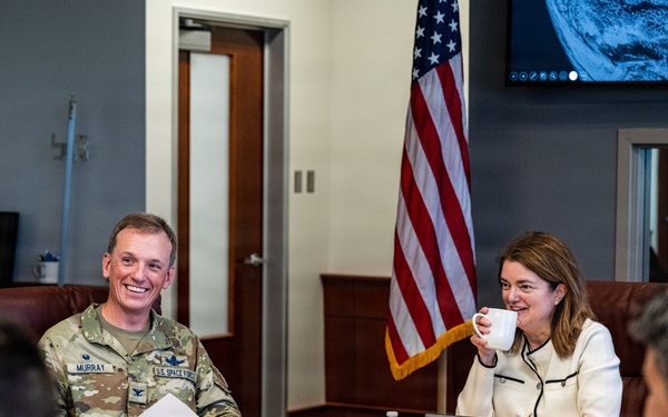 We recently welcomed two U.S. Space Force Senior Executive Service leaders to Buckley SFB!