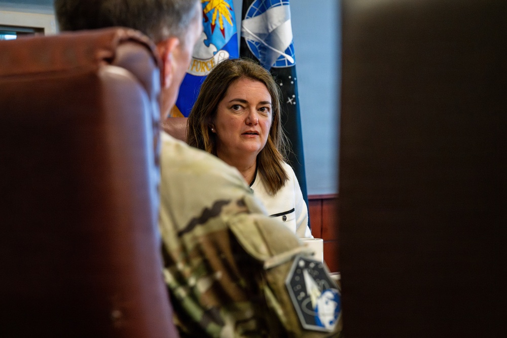 We recently welcomed two U.S. Space Force Senior Executive Service leaders to Buckley SFB!