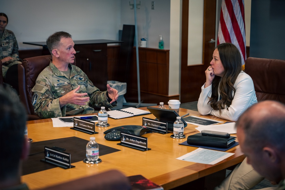 We recently welcomed two U.S. Space Force Senior Executive Service leaders to Buckley SFB!