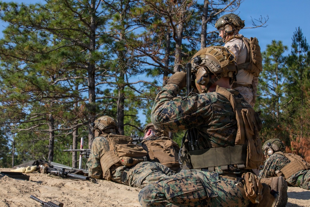 Advanced Infantry Training Company Participates in a Live Fire Exercise
