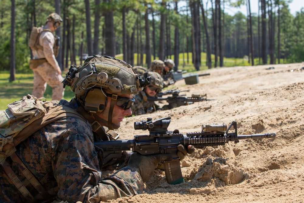 Advanced Infantry Training Company Participates in a Live Fire Exercise
