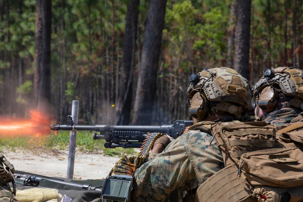 Advanced Infantry Training Company Participates in a Live Fire Exercise