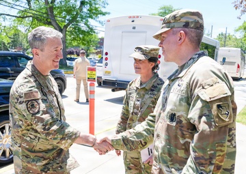 Chairman of the Joint Chiefs of Staff Gen. Dan Caine Visits Fort Hamilton and New York City Military Entrance Processing Station