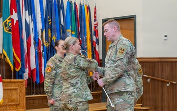 MSCoE’s first command chief warrant officer passes saber to successor