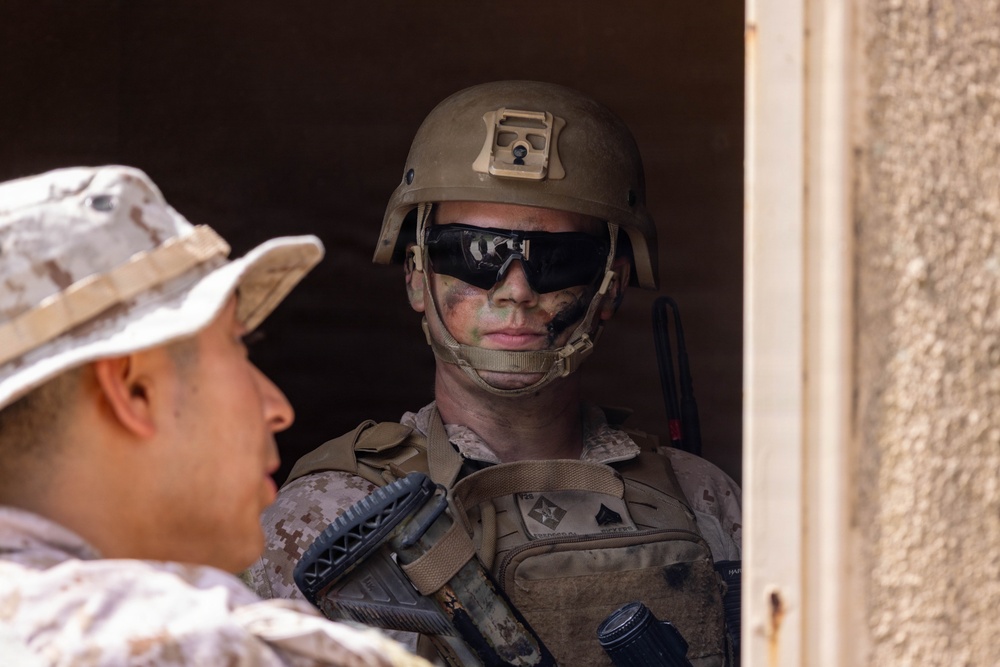 Fleet Exercise 250 | Marines with V1/2 conduct urban terrain training with Spanish and French marines