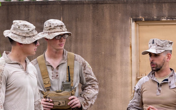 Fleet Exercise 250 | Marines with V1/2 conduct urban terrain training with Spanish and French marines