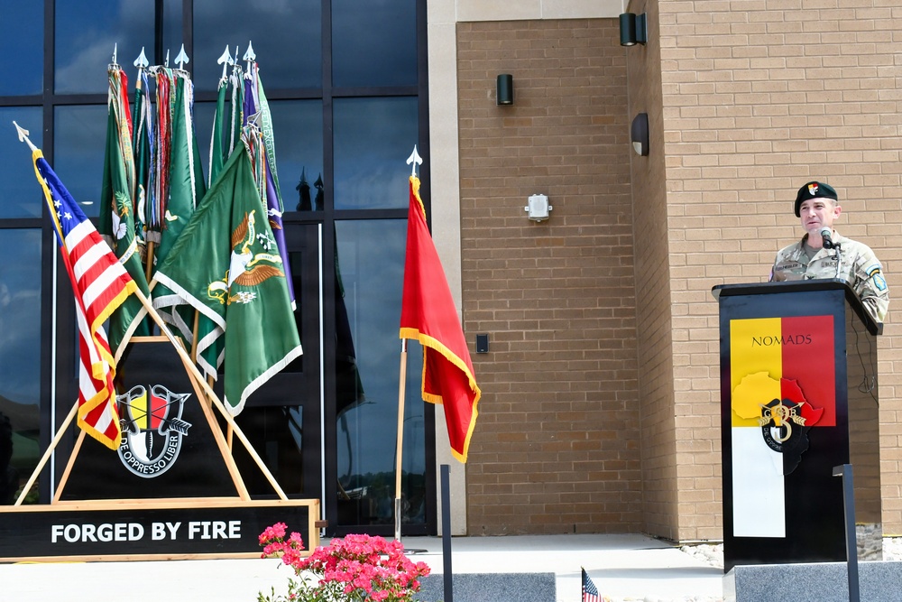 3rd Special Forces Group conducts change of command ceremony