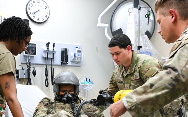 Rapid response under pressure: Andrews Aerospace Physiology conducts decompression sickness exercise