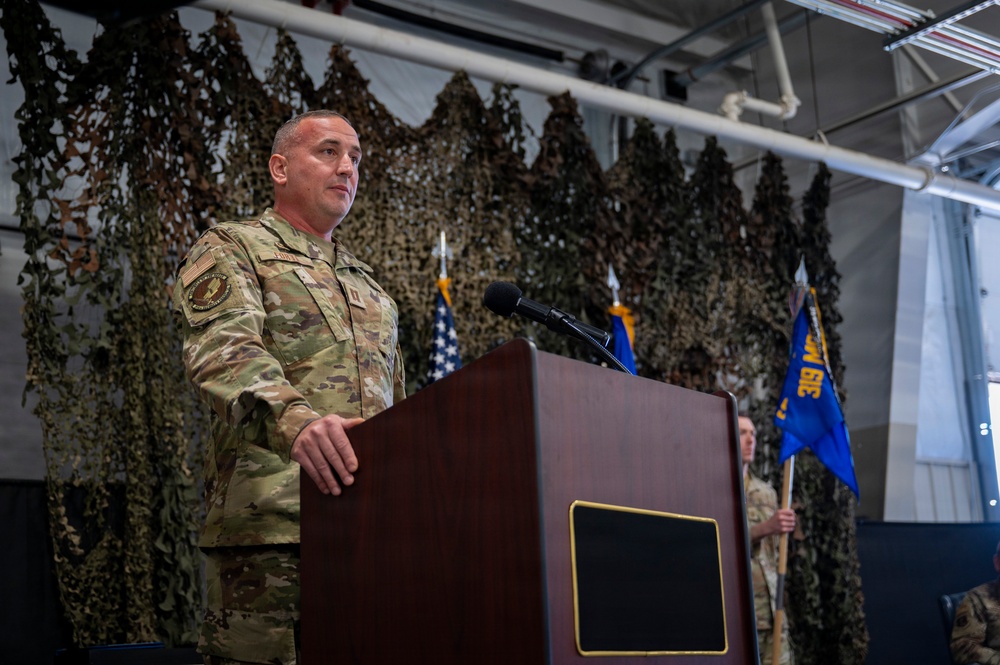 319th SFS Change of Command