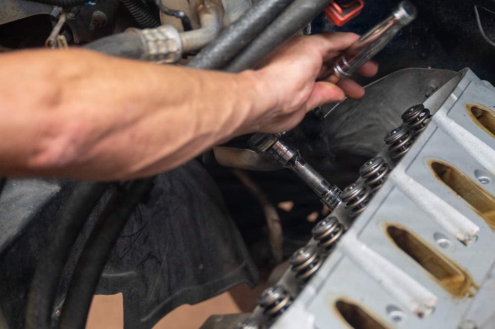 Vehicle maintenance keeps the fleet moving