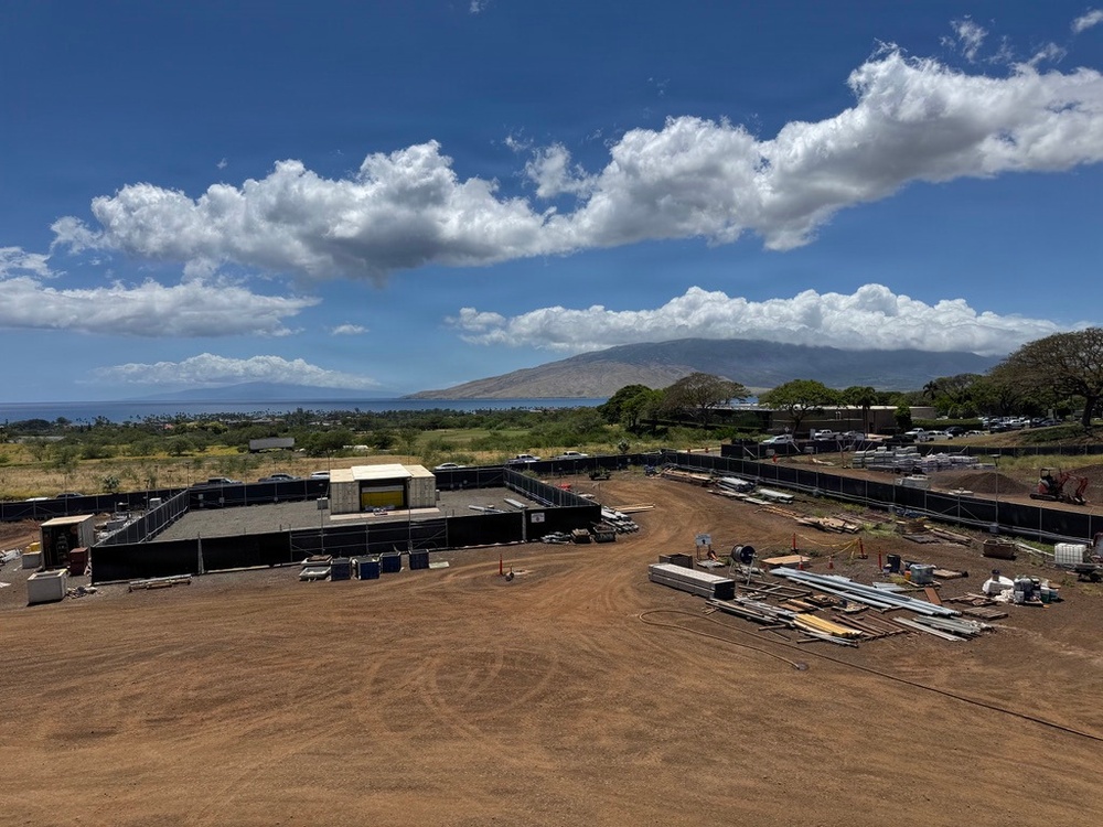 SBD 1 commander visits Maui to assess infrastructure support to mission operations