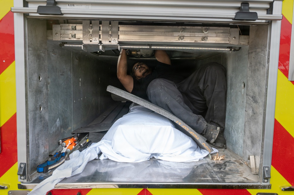 Vehicle maintenance keeps the fleet moving