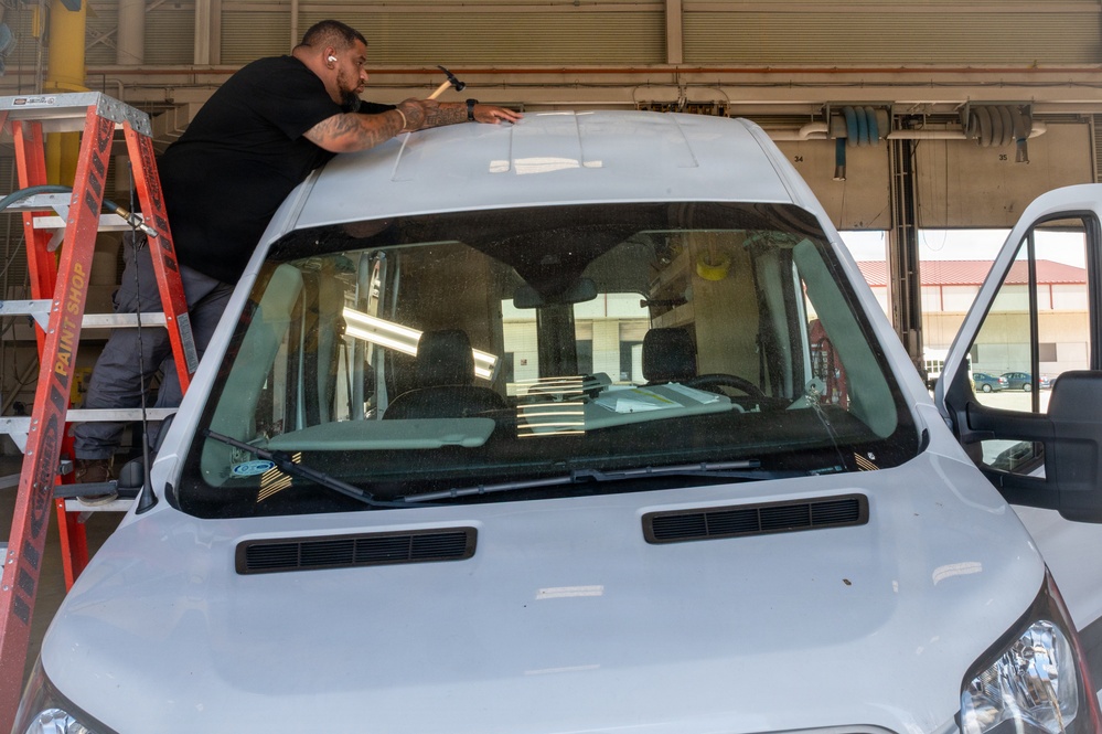 Vehicle maintenance keeps the fleet moving
