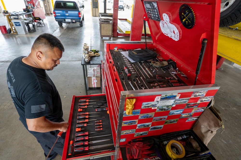 Vehicle maintenance keeps the fleet moving