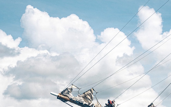 USCGC Eagle sails into Charleston