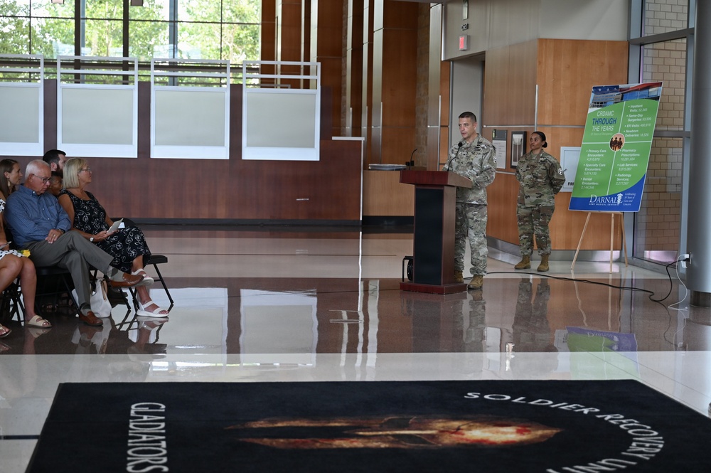 Col. Jacques addresses Soldiers, families during SRU ceremony