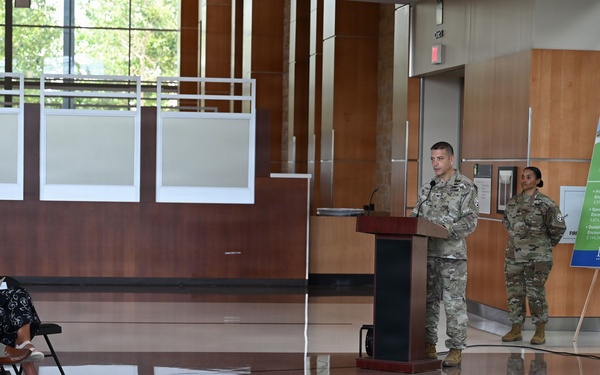 Col. Jacques addresses Soldiers, families during SRU ceremony