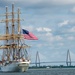 USCGC Eagle sails into Charleston
