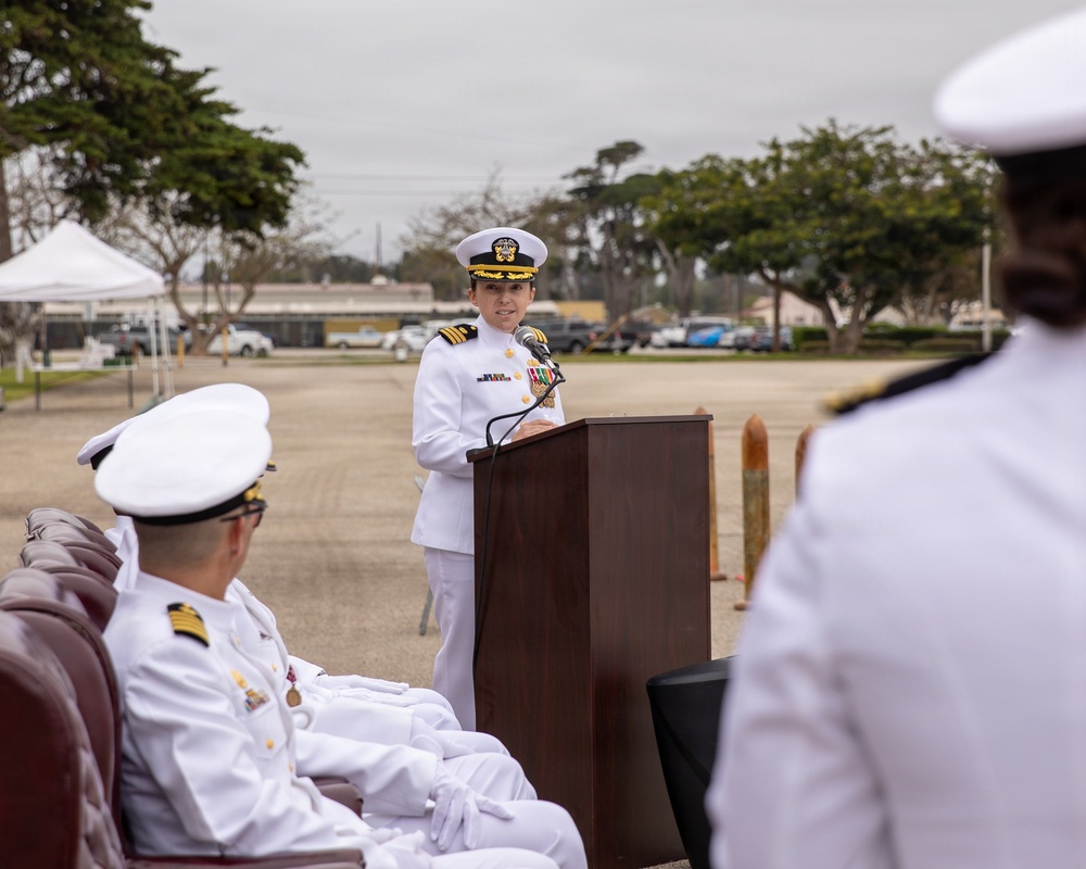 NMCB 4 Change of Command