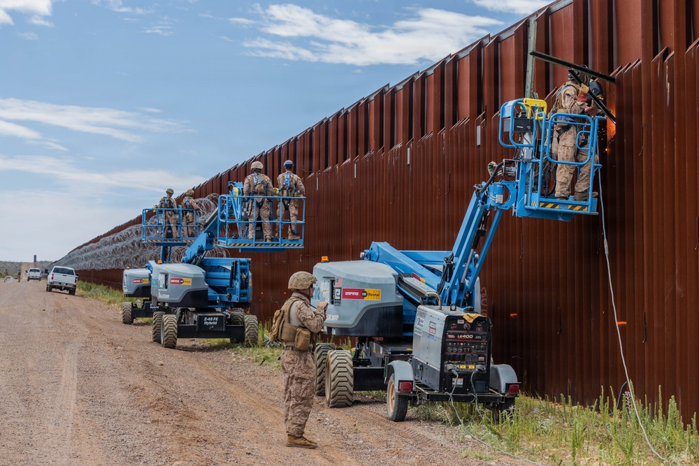 A Day on the Line: JTF-SB Marines Reinforce Southern Border Security