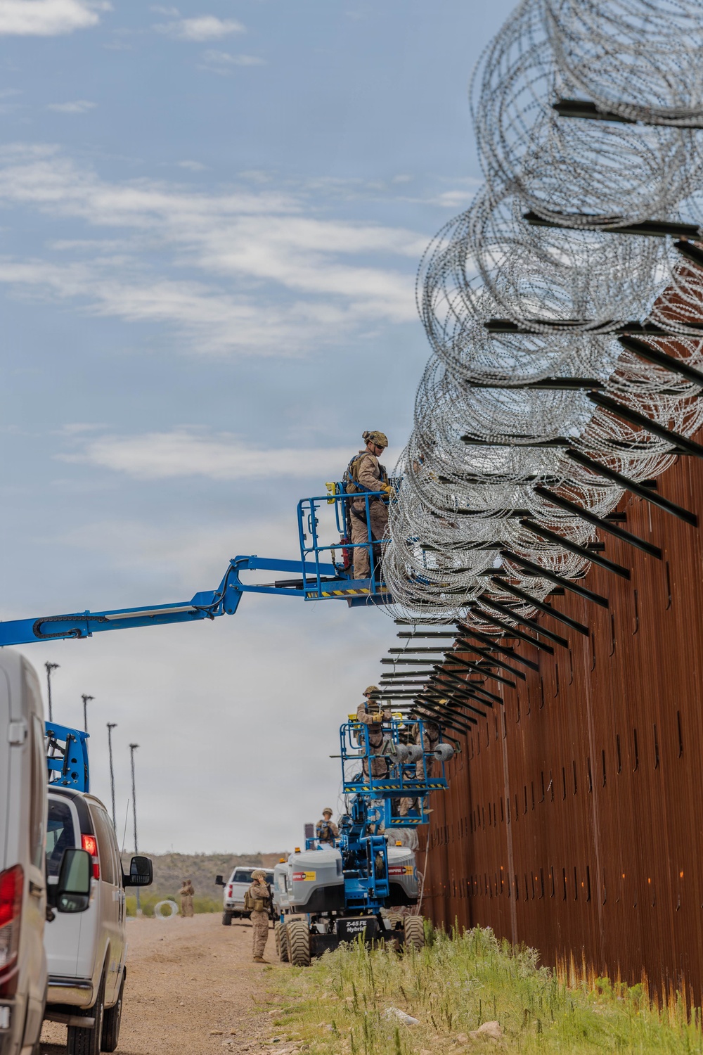 A Day on the Line: JTF-SB Marines Reinforce Southern Border Security