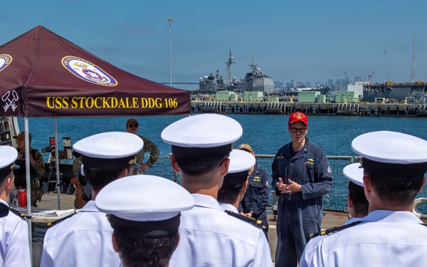 JMSDF Visits USS Stockdale