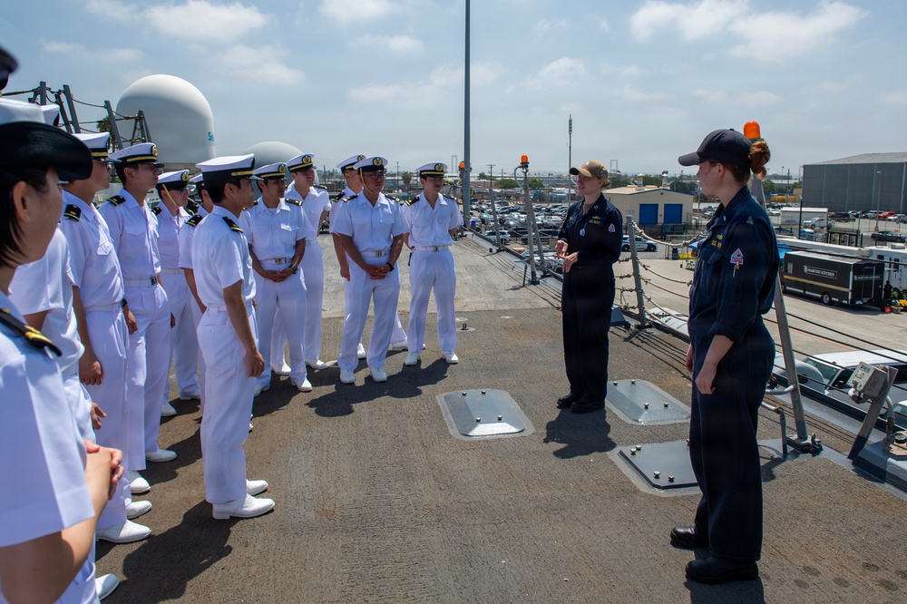 JMSDF Visits USS Stockdale