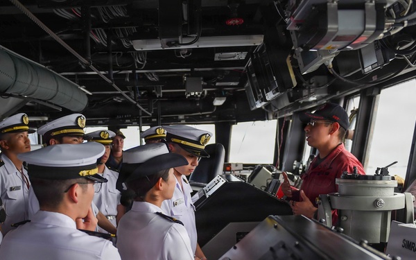 JMSDF Visits USS Stockdale