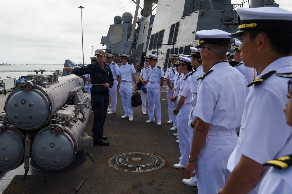JMSDF Visits USS Stockdale