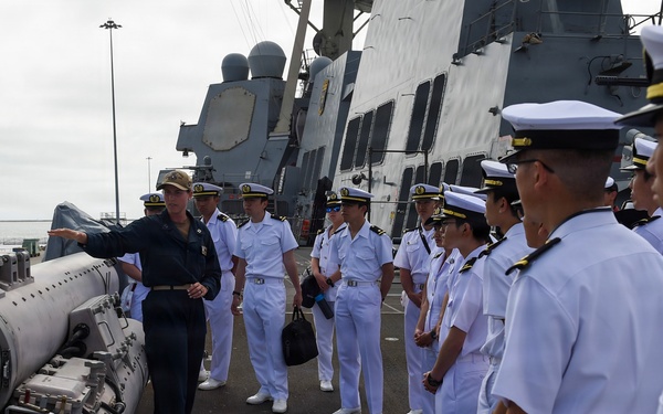 JMSDF Visits USS Stockdale