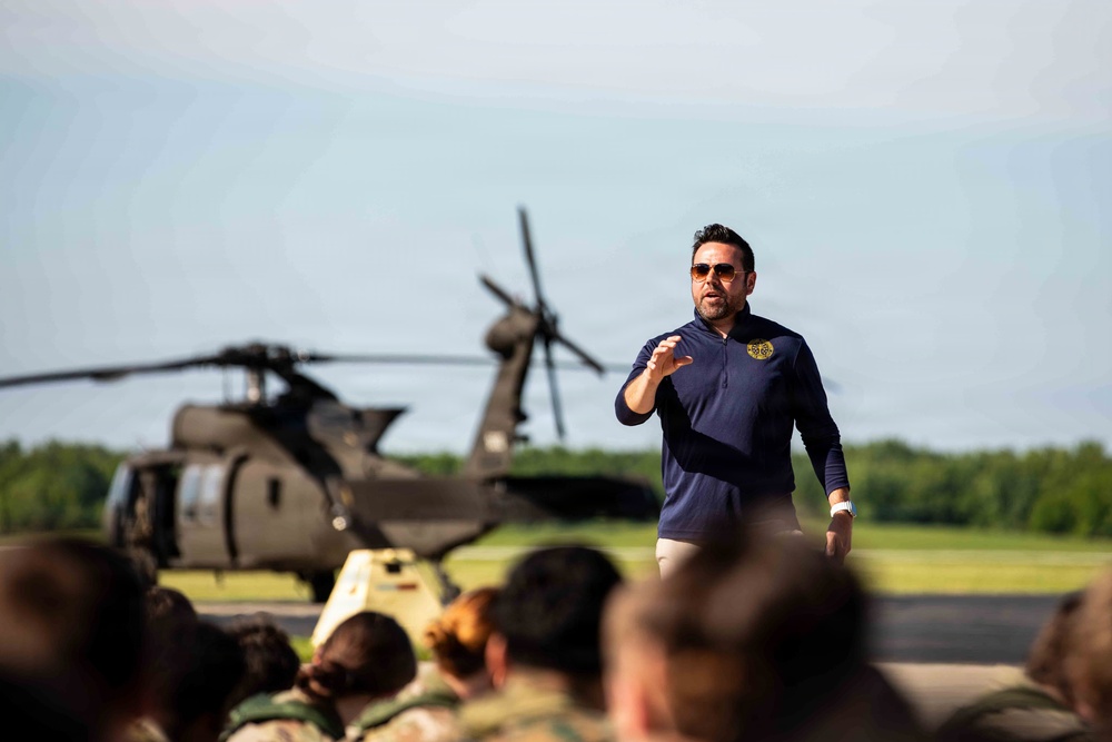 Camp Atterbury Hosts Junior ROTC and Lt. Gov Micah Beckwith