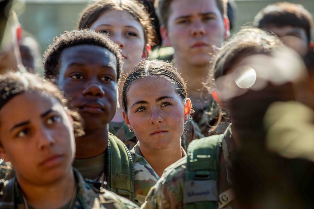 Camp Atterbury Hosts Junior ROTC and Lt. Gov Micah Beckwith