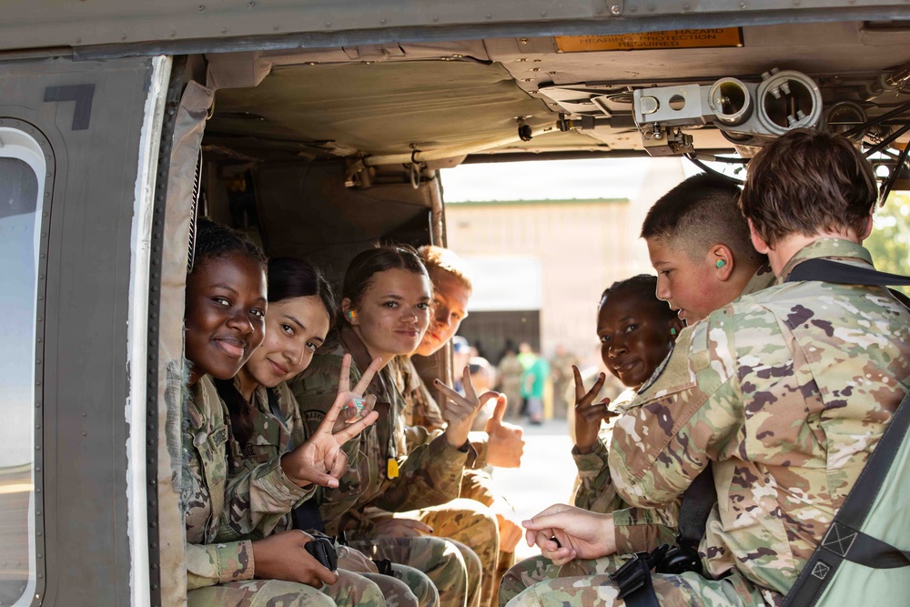 Camp Atterbury Hosts Junior ROTC and Lt. Gov Micah Beckwith