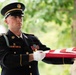 Military Funeral Honors are Conducted for Secret Service Agent and U.S. Army Spc. 3 Clinton Hill