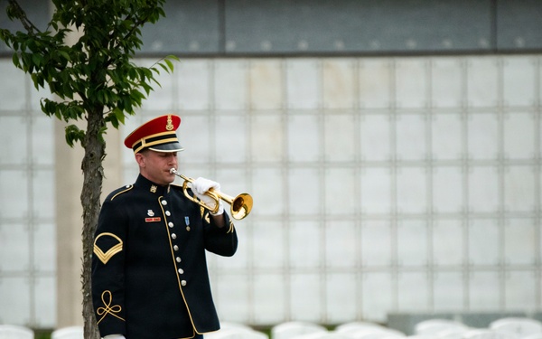 Military Funeral Honors are Conducted for Secret Service Agent and U.S. Army Spc. 3 Clinton Hill