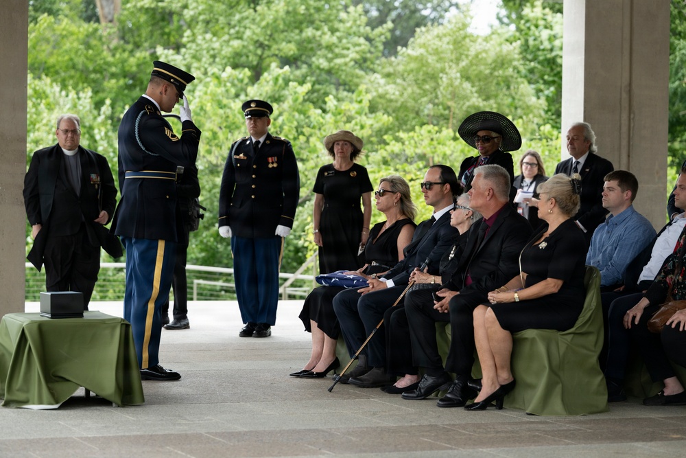 Military Funeral Honors are Conducted for Secret Service Agent and U.S. Army Spc. 3 Clinton Hill