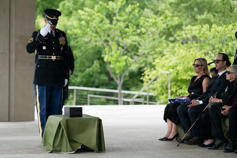 Military Funeral Honors are Conducted for Secret Service Agent and U.S. Army Spc. 3 Clinton Hill