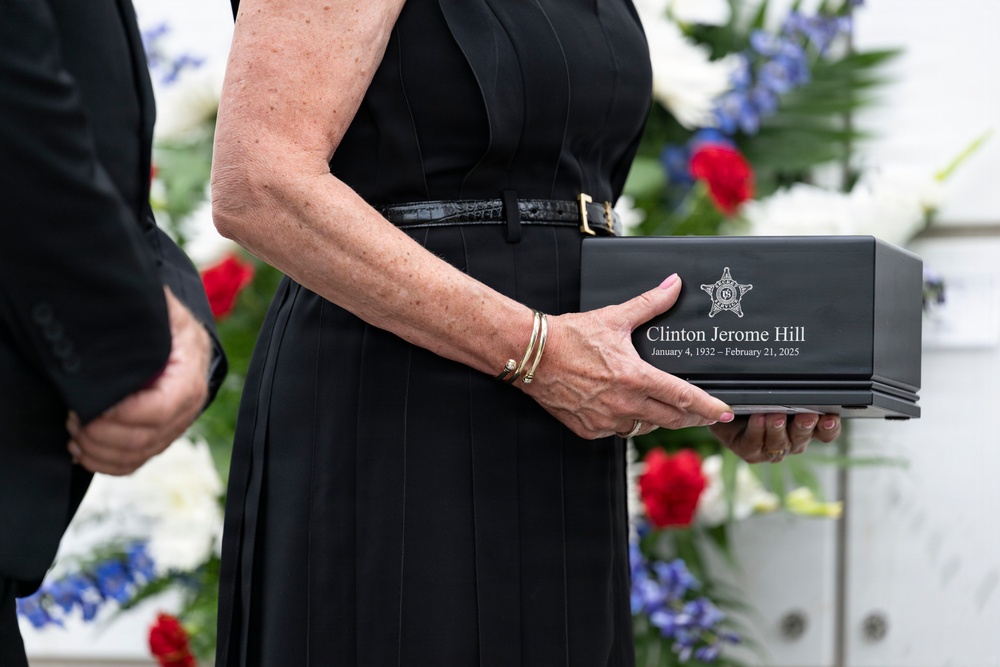 Military Funeral Honors are Conducted for Secret Service Agent and U.S. Army Spc. 3 Clinton Hill