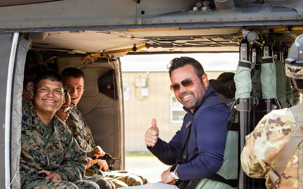 Camp Atterbury Hosts Junior ROTC and Lt. Gov Micah Beckwith