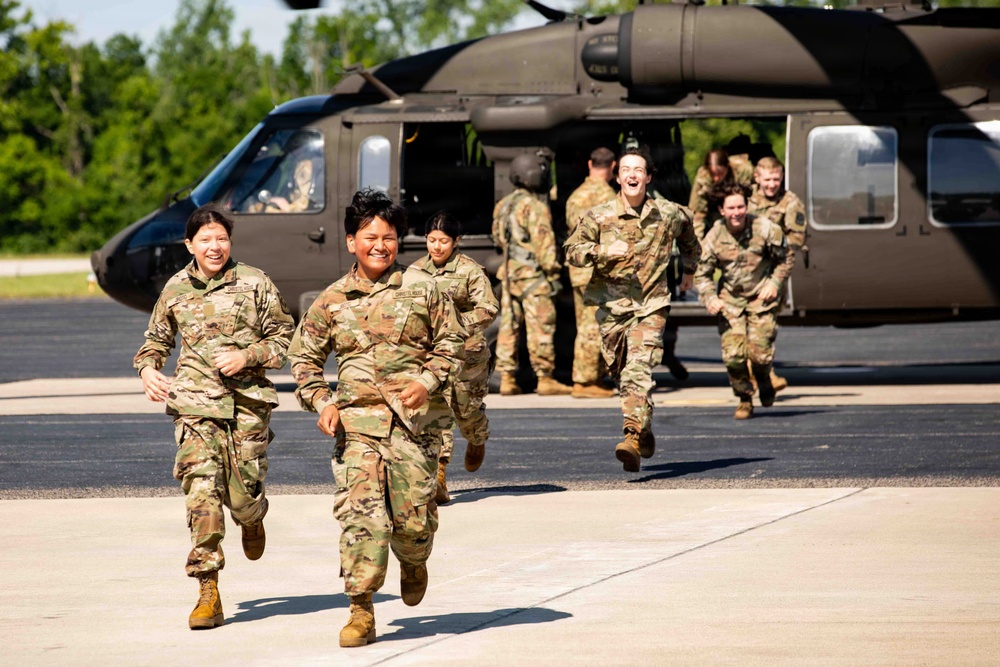 Camp Atterbury Hosts Junior ROTC and Lt. Gov Micah Beckwith