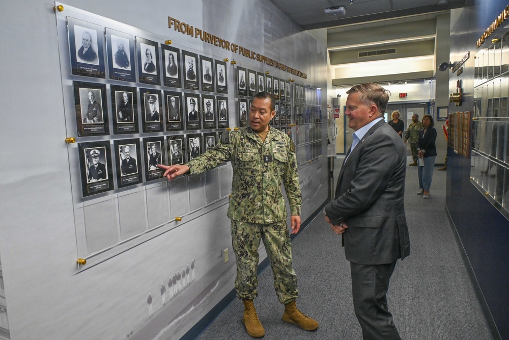 ASN EI&amp;E Brendan Rogers visits NAVSUP HQ at NSA Mechanicsburg