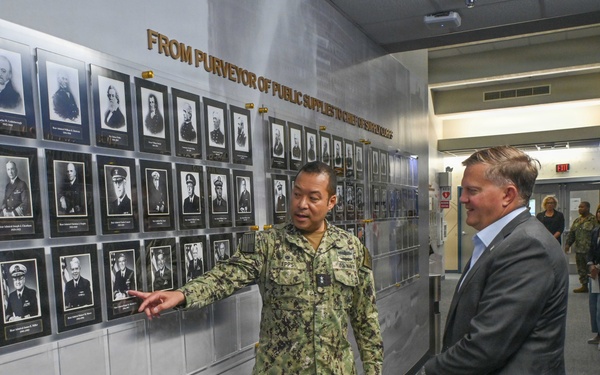 ASN EI&amp;E Brendan Rogers visits NAVSUP HQ at NSA Mechanicsburg