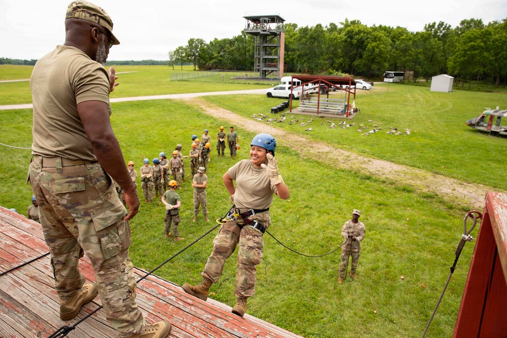 Camp Atterbury Hosts Junior ROTC and Lt. Gov Micah Beckwith
