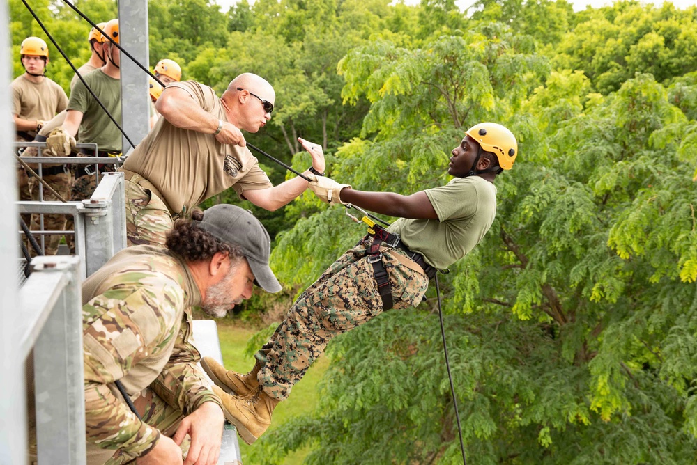 Camp Atterbury Hosts Junior ROTC and Lt. Gov Micah Beckwith