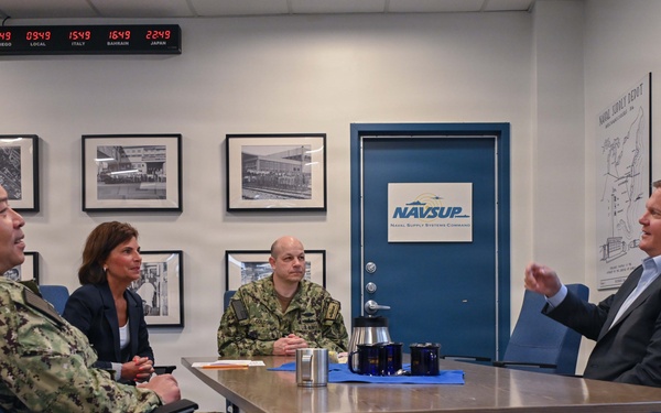 ASN EI&amp;E Brendan Rogers visits NAVSUP HQ at NSA Mechanicsburg