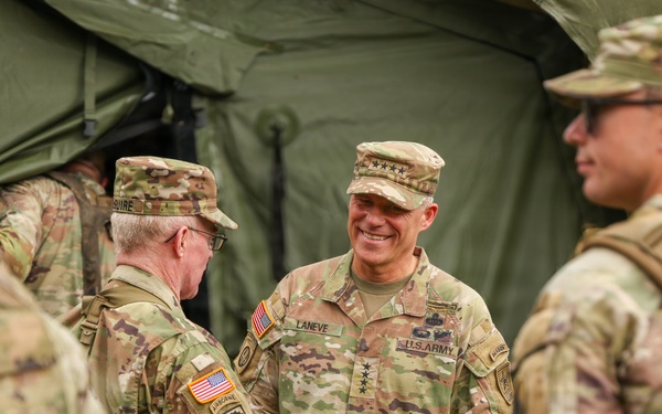 Gen. LaNeve, SMA Engage Soldiers at JRTC and Fort Polk