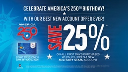 MILITARY STAR Marks America’s 250th with Largest-Ever 25% First-Day Discount