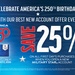 MILITARY STAR Marks America’s 250th with Largest-Ever 25% First-Day Discount